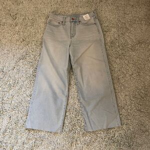 J. Crew Petite Slim Wide Leg Jeans